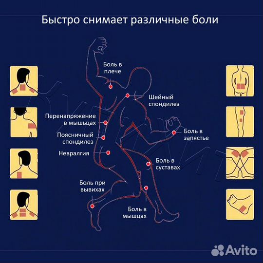 Пластыри Обезбаливающие на Травах Тигр Яд Тибет