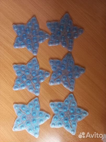 Антискользящие звёздочки в ванну
