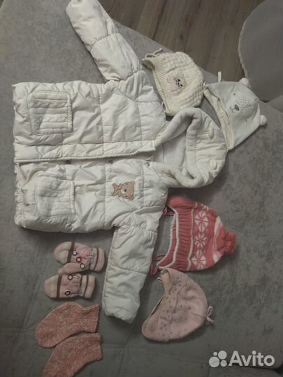 Пакет одежды для девочки 2-6мес