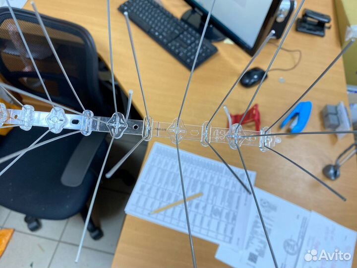 10 шт Шипы от птиц (по 50см) 60 игл