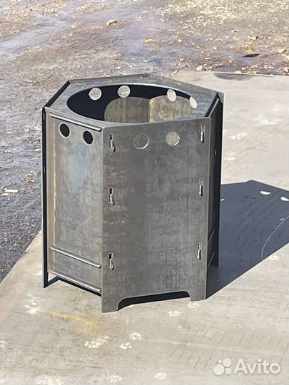 Печь дровяная под казан(разборная)
