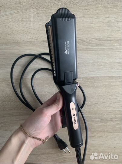 Плойка щипцы гофре vitek