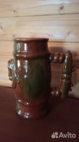 Кружка пивная СССР. Лошадь и подкова