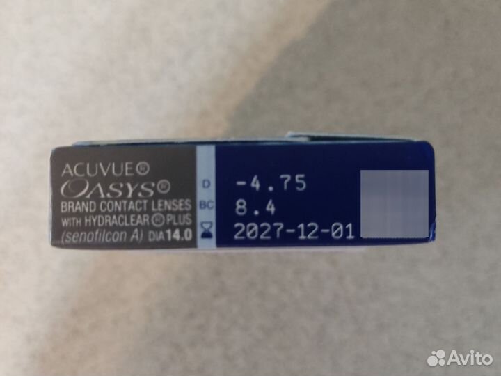 Линзы контактные acuvue oasys двухнедельные
