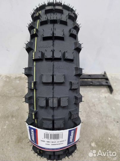 Mitas 140/80-18 EF-07 желтая полоса super мотошина