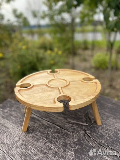 Винный столик-поднос