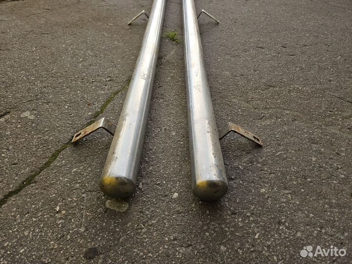 Подножка порога хром на Toyota Land Cruiser 200