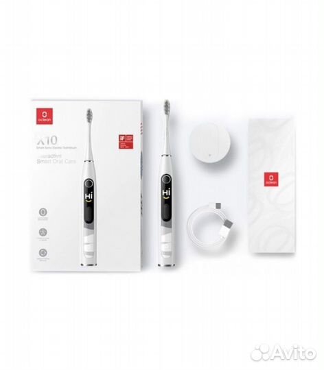 Электрическая зубная щетка Oclean X10, серый