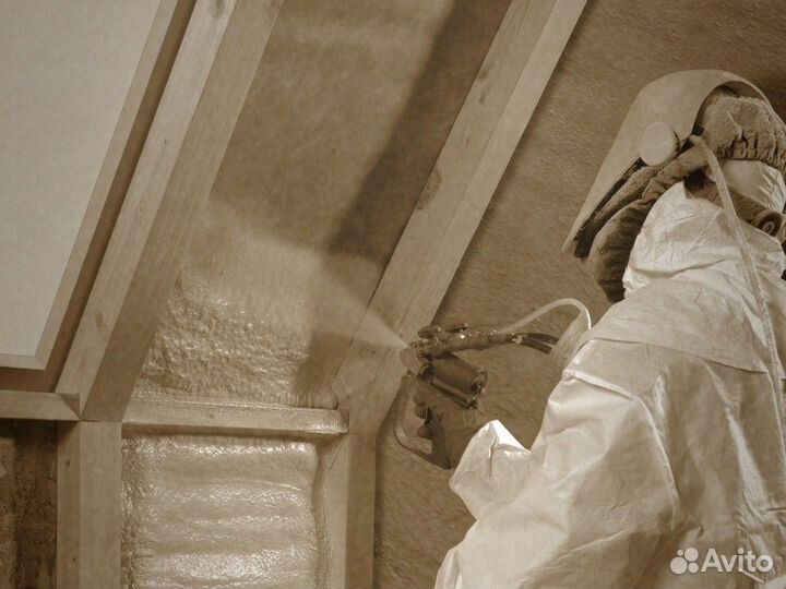 Утепление пенополиуретаном стен дома (коттеджа)