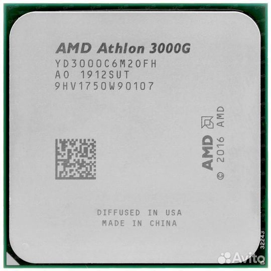 Новый Процессор Athlon 3000G + кулер в подарок