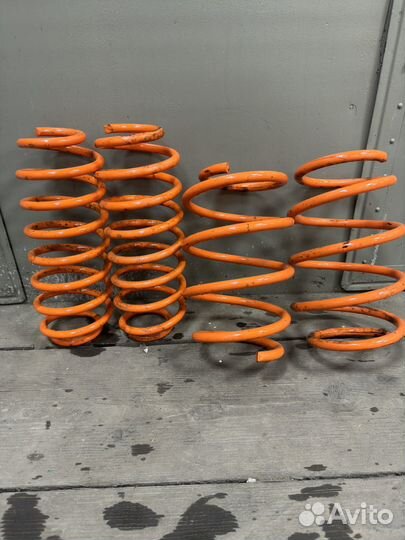 Пружины с занижением -50 toyota corolla e150