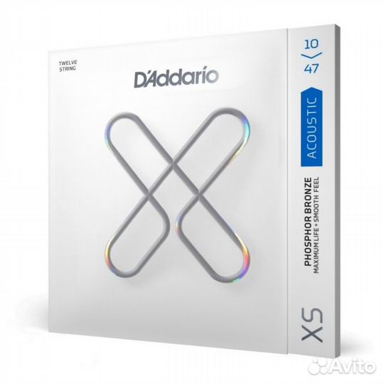 Струны 10-47 D'Addario xsapb1047-12 Phosphor Bronz