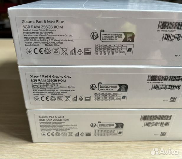 Xiaomi pad 6 8/256 новый рст и глобальная версия