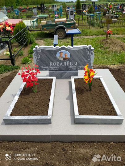 Памятники Мрамор, Гранит, установка,плитка