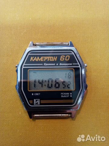 Камертон-60 электронные часы ретро 80-х годов
