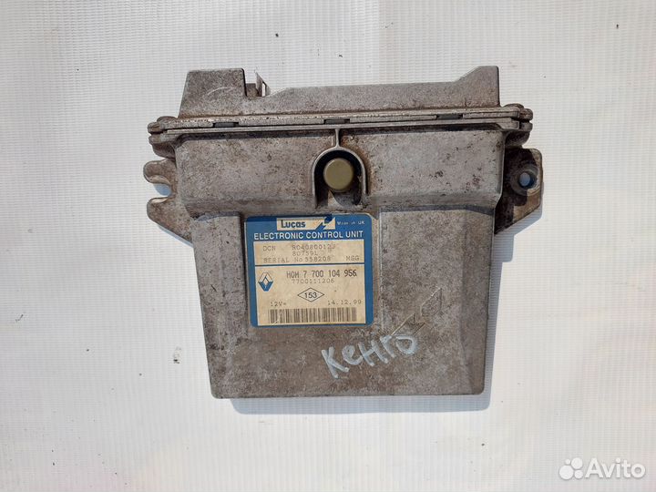 Эбу renault kangoo