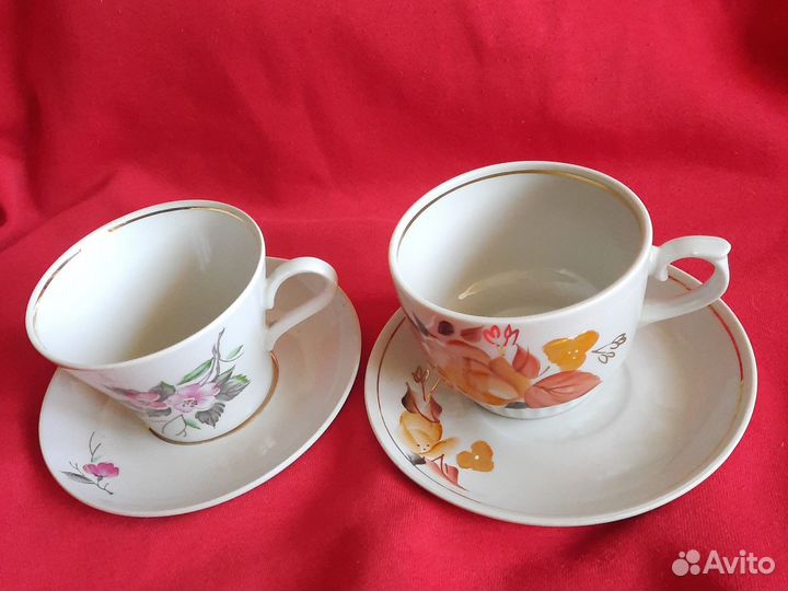 Чашка с блюдцем СССР