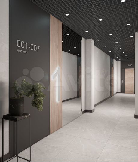 2-к. квартира, 63,9 м², 6/10 эт.