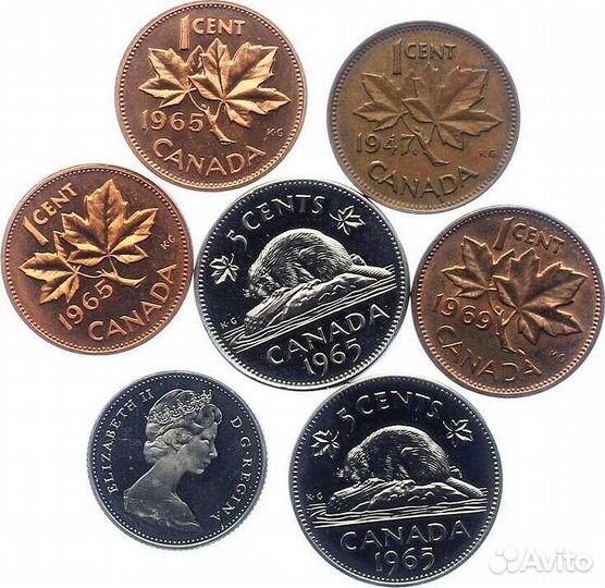 1956-2017/Монеты Канады