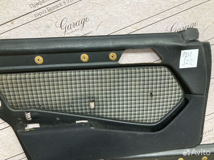 Дверные карты Mercedes w124