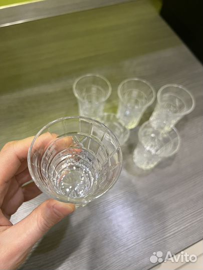 Рюмка хрусталь, кружка, бокалы, стопки