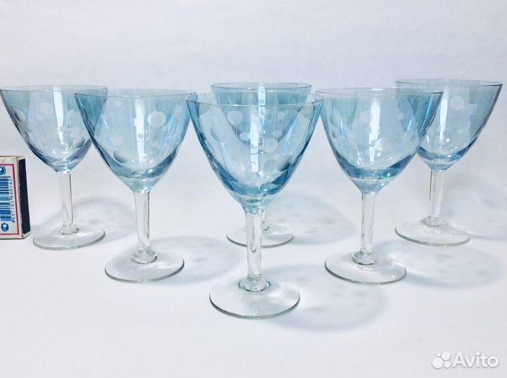 Рюмки СССР. Винтаж. Цветное стёкло