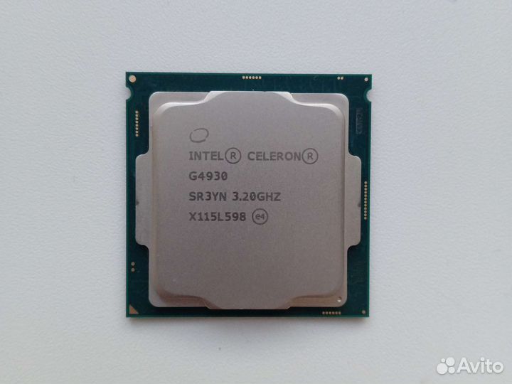 Процессор 1151v2 Celeron G4930