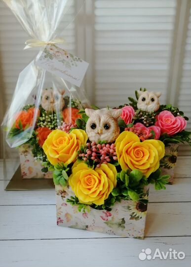 Букет из мыла