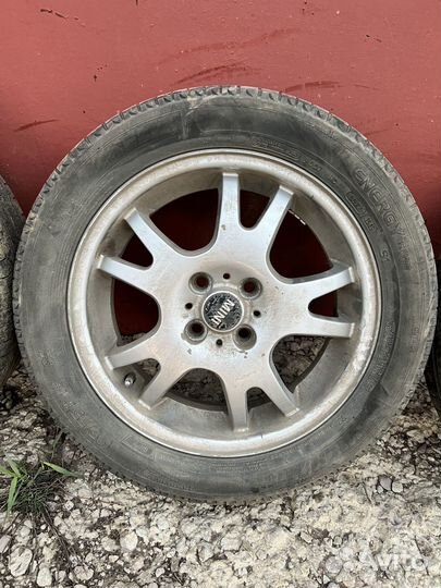 Литье Рио Солярис с резиной Michelin 195/55R16