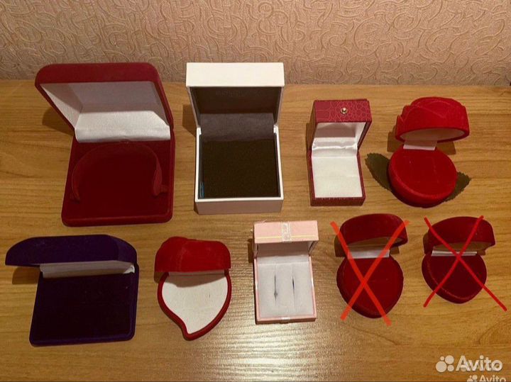 Бархатные коробочки для украшений