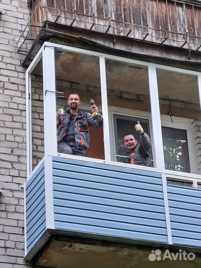 Остекление утепление и отделка балконов