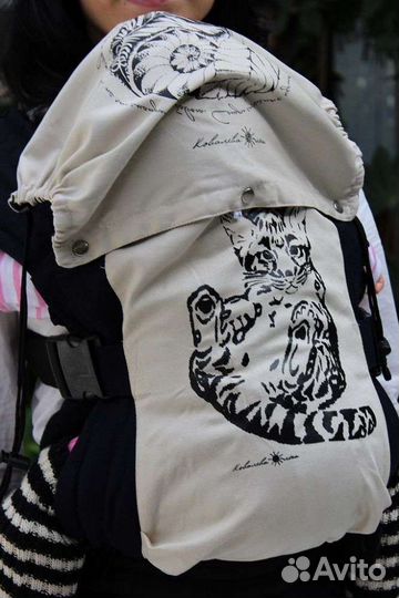 Эргорюкзак льняной