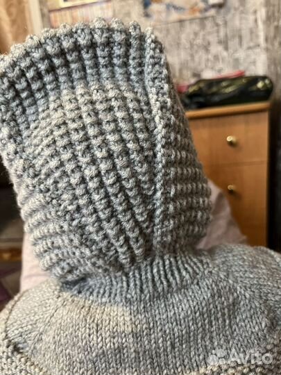 Шапка-шлем с манишкой