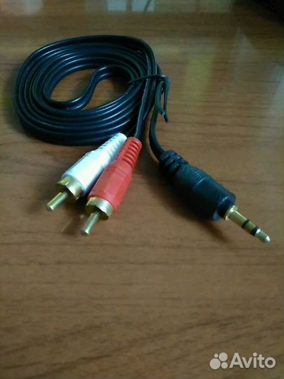 Кабель Jack 3,5-2 RCA 1,5м