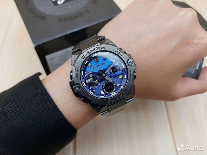 Часы Casio G-Shock Steel GST-B400BD-1A2 bluetoot