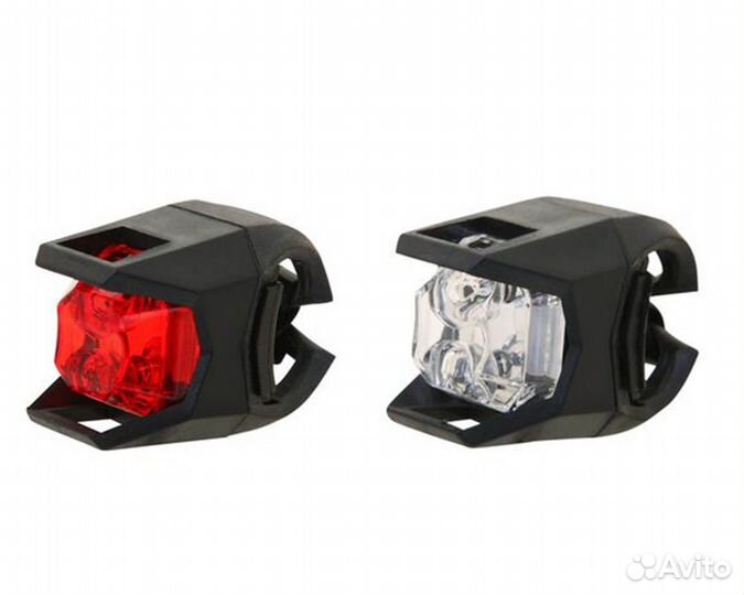 Набор велосипедных фонарей JY-3005 1 белый и 1 кра