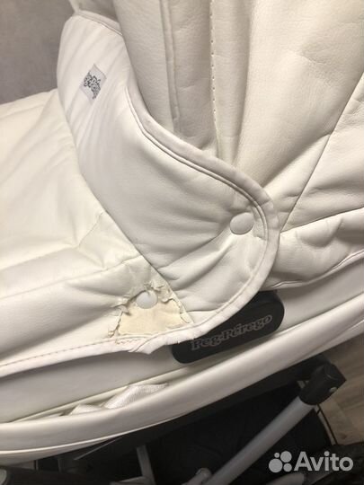 Коляска люлька peg perego с автокреслом