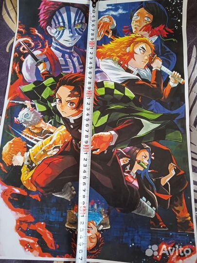 Плакат с аниме Demon Slayer