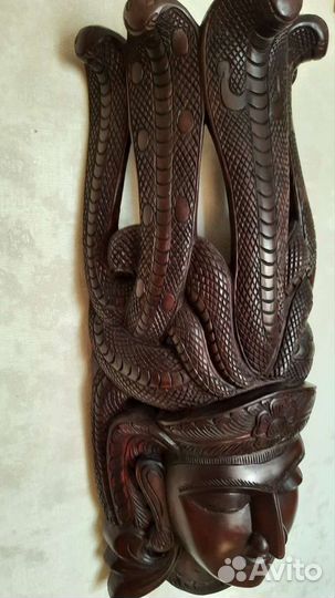 Маска-скульптура Царь Нага