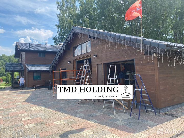 Планкен косой для фасада из термососны 18*140