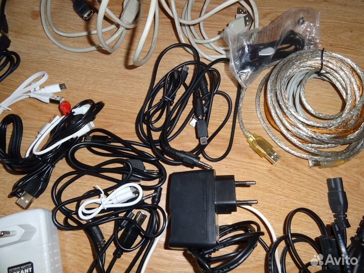 Кабеля переходники разные