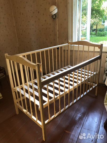 Детская кроватка 120*60 с ортопедическим матрасом