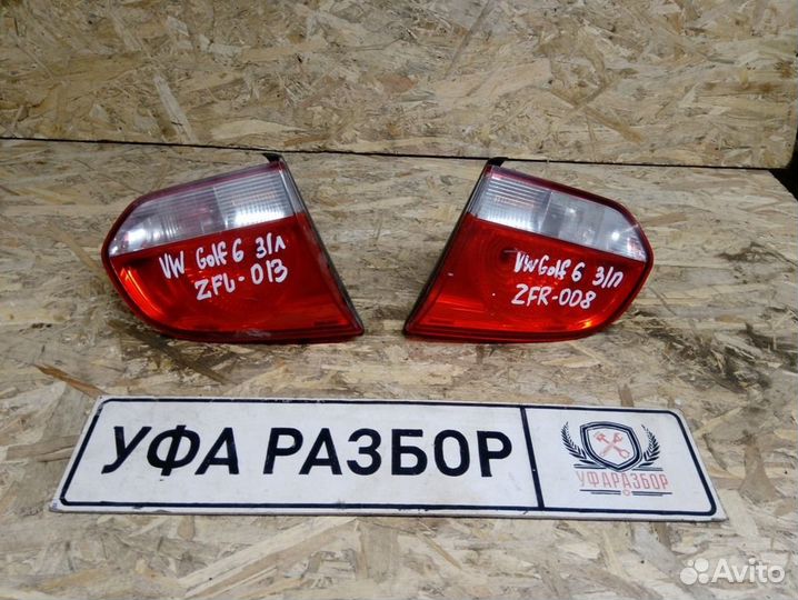 Фонарь задний левый в крышку багажника VW Golf VI