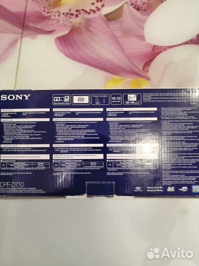 Электронная цифровая фоторамка sony