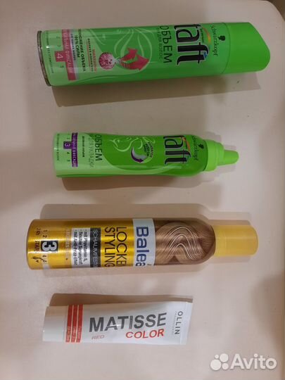 Лак для волос taft + пена для локонов + пигмент