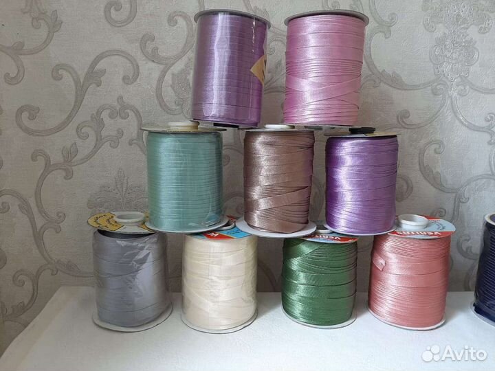 Косая бейка атласная