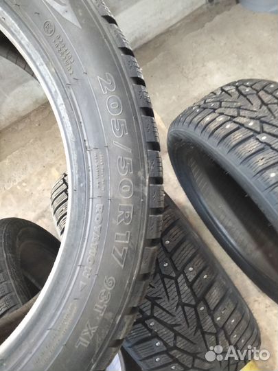 Шины зимние шипованные 205/50 R17