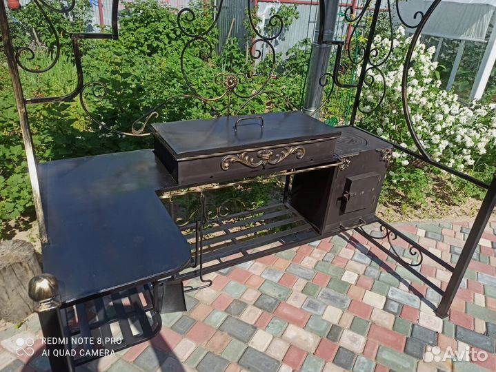 Кованый мангал для дачи