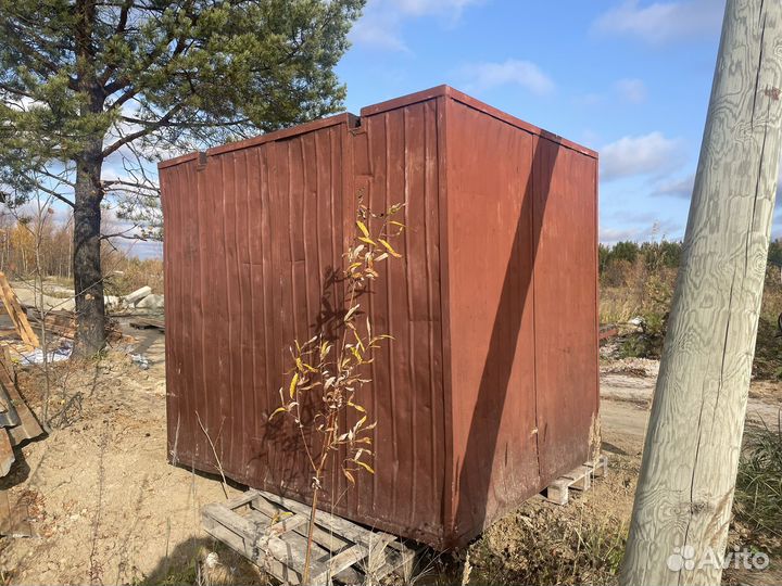 Контейнер металлический бытовка