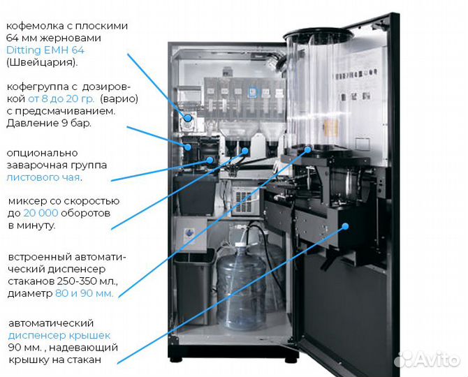 Кофейный автомат.Кофейный аппарат.Jetinno JL 500